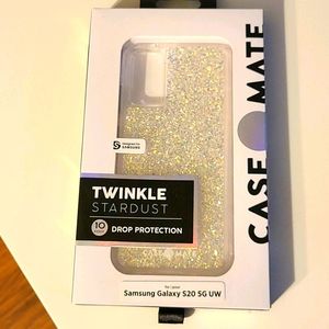 Case mate Samsung s20 glittery case